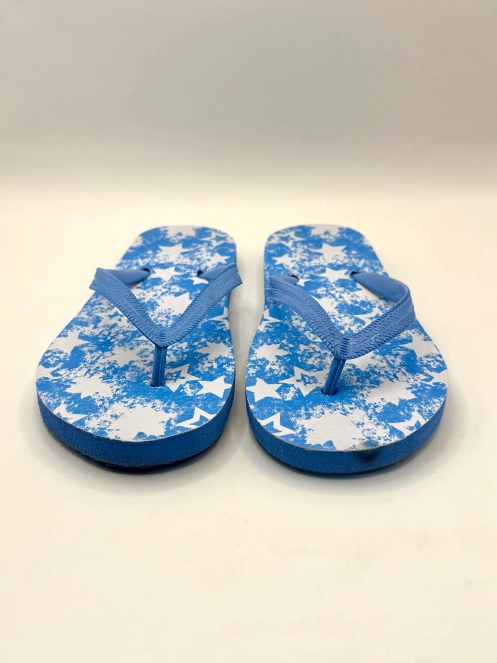 West Loop Kids Boys' Girl’s Unisex Blue Flip Flops Size M Little Kid 2-3